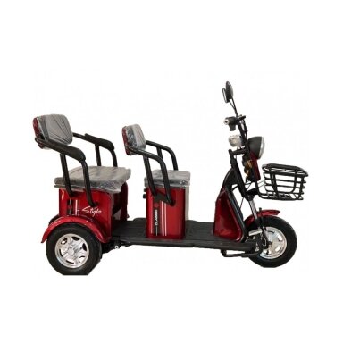 Dvivietis Triratis M23, 800W, 20Ah Švino Rūgšties Baterija Dvivietis Triratis M23, 800W, 20Ah Švino Rūgšties Baterija