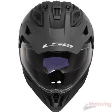 Enduro motociklo šalmas LS2 MX702 PIONEER II MATT BLACK-06 XL Enduro motociklo šalmas LS2 MX702 PIONEER II MATT BLACK-06 XL