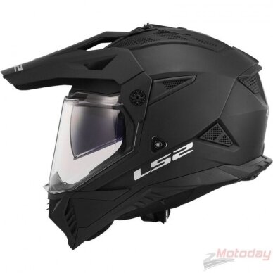 Enduro motociklo šalmas LS2 MX702 PIONEER II MATT BLACK-06 XL 2