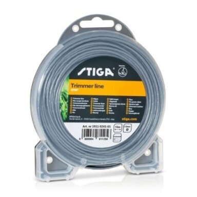Pjovimo gija 2.0mm*15m apvali Stiga SP 66