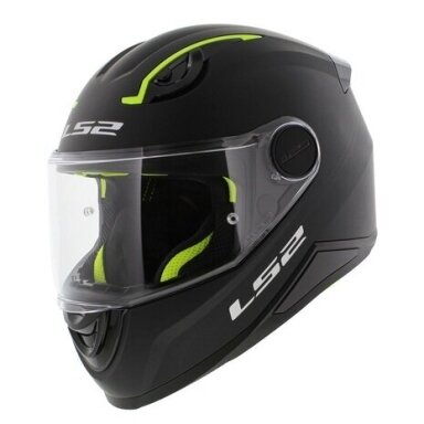 Vaikiškas šalmas LS2 FF812 KID SOLID MATT BLACK Vaikiškas šalmas LS2 FF812 KID SOLID MATT BLACK