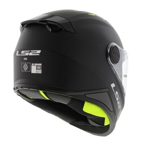 Vaikiškas šalmas LS2 FF812 KID SOLID MATT BLACK 2 Vaikiškas šalmas LS2 FF812 KID SOLID MATT BLACK 2